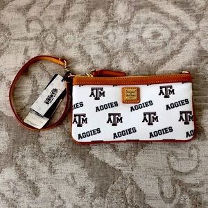 Dooney & Bourke Texas A&M Zip-Around Wristlet Wallet
